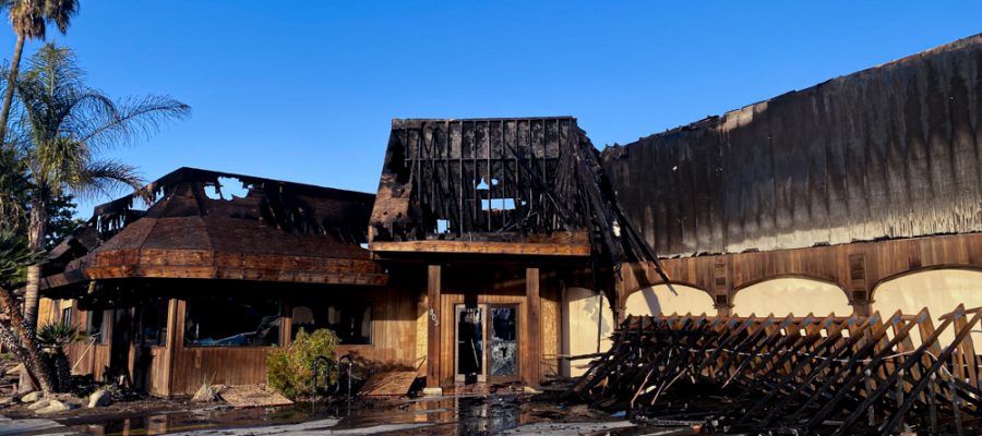 The Abandoned Madera Athletic Gym Building Where Many Once Burned Calories, Burns Down